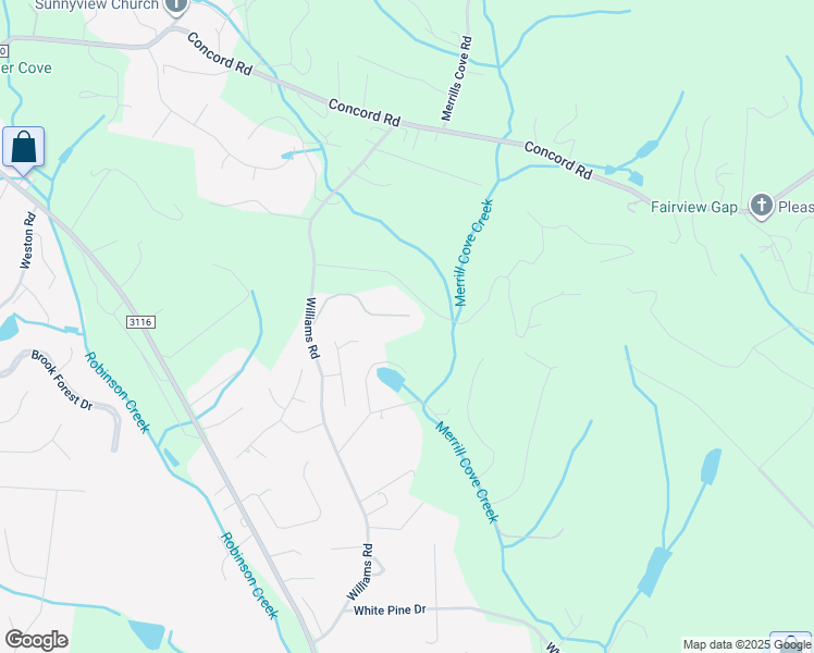 map of restaurants, bars, coffee shops, grocery stores, and more near 65 Jackson Meadow Road in Fletcher