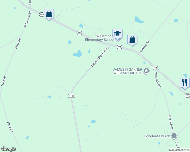 map of restaurants, bars, coffee shops, grocery stores, and more near in Westmoore