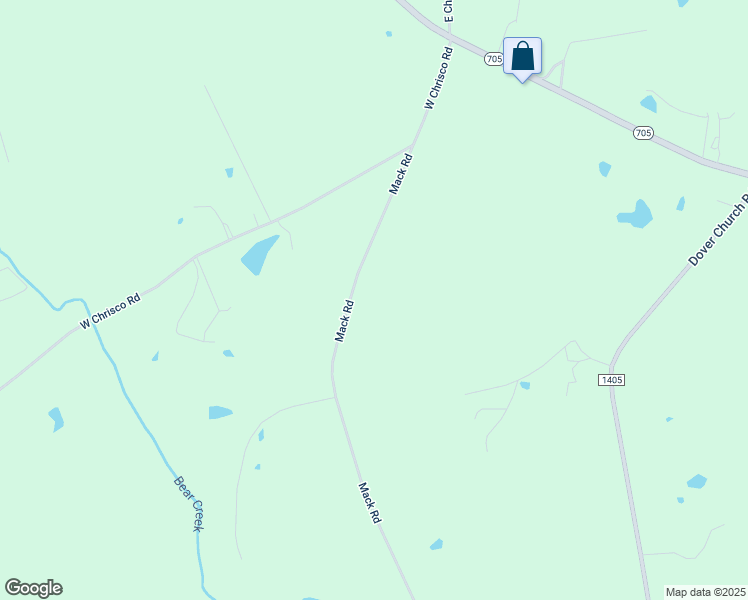 map of restaurants, bars, coffee shops, grocery stores, and more near 291 Mack Road in Seagrove