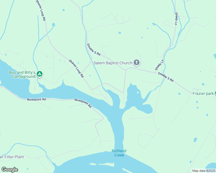 map of restaurants, bars, coffee shops, grocery stores, and more near 1212 Shaver Loop Road in Dayton