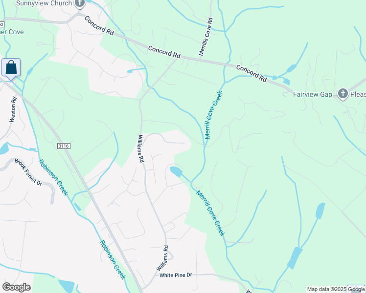map of restaurants, bars, coffee shops, grocery stores, and more near 65 Jackson Meadow Road in Fletcher