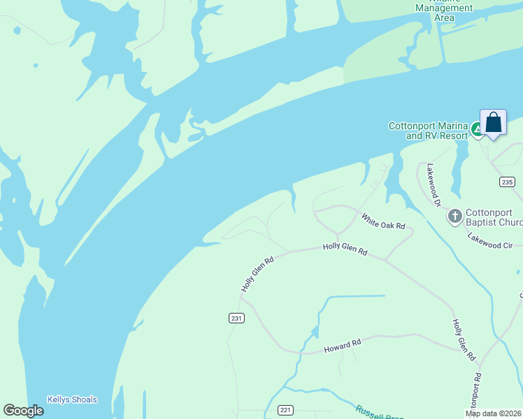 map of restaurants, bars, coffee shops, grocery stores, and more near 325 Russell Ln in Decatur