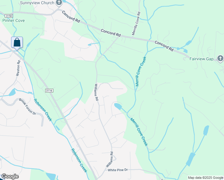 map of restaurants, bars, coffee shops, grocery stores, and more near 45 Jackson Meadow Road in Fletcher