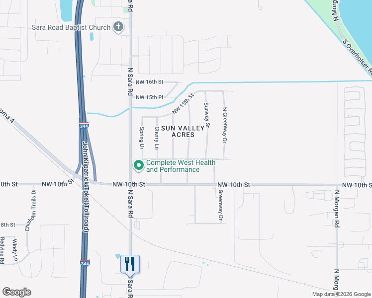 map of restaurants, bars, coffee shops, grocery stores, and more near 1301 Valley View in Oklahoma City