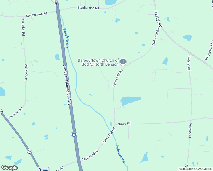 map of restaurants, bars, coffee shops, grocery stores, and more near in Benson