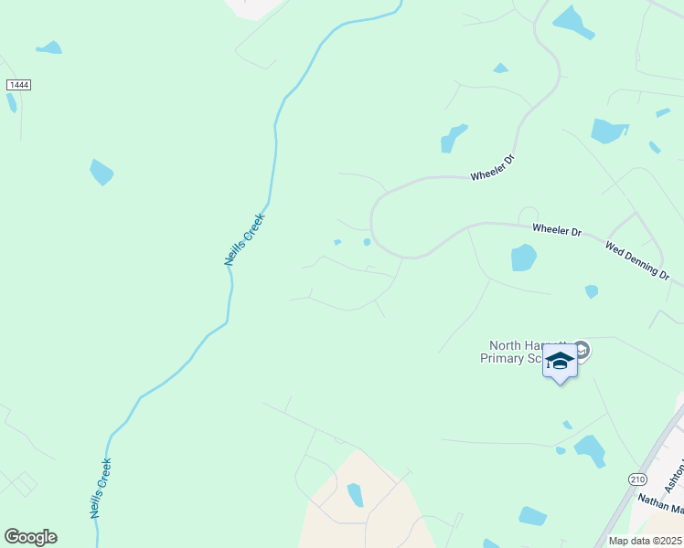 map of restaurants, bars, coffee shops, grocery stores, and more near 129 Clover Ridge in Angier