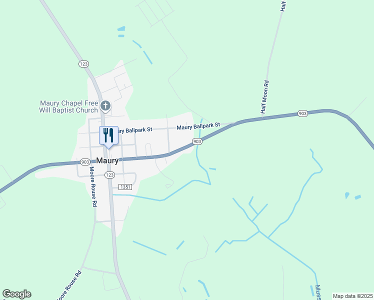map of restaurants, bars, coffee shops, grocery stores, and more near 3770 North Carolina 903 in Snow Hill