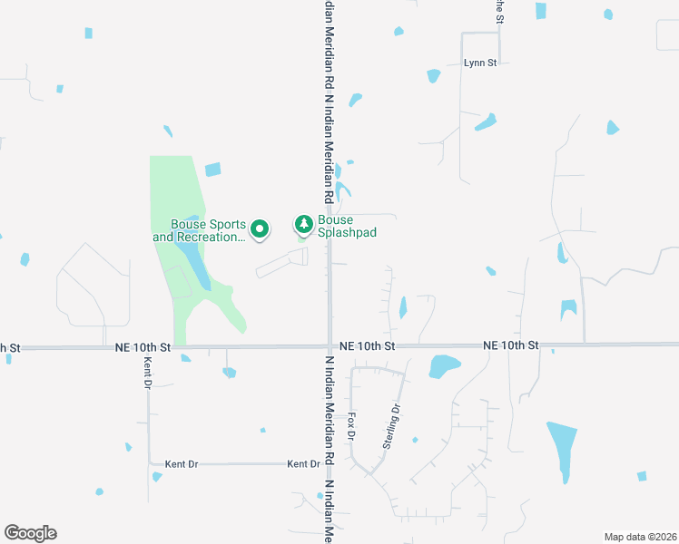 map of restaurants, bars, coffee shops, grocery stores, and more near 1210 North Indian Meridian Road in Choctaw
