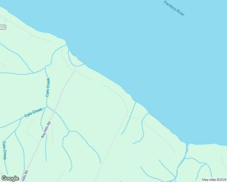 map of restaurants, bars, coffee shops, grocery stores, and more near 25 Bay Drive in Chocowinity