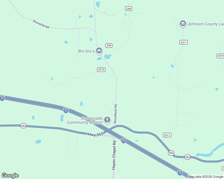 map of restaurants, bars, coffee shops, grocery stores, and more near 334 County Road 3291 in Clarksville
