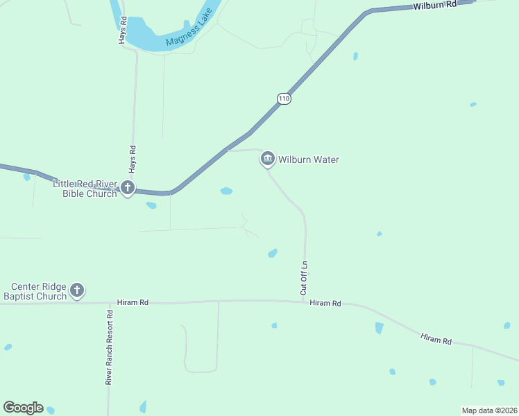 map of restaurants, bars, coffee shops, grocery stores, and more near 197 Star Road in Heber Springs