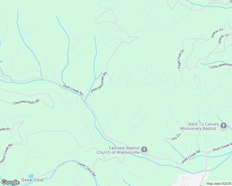 map of restaurants, bars, coffee shops, grocery stores, and more near 274 Raymond Drive in Waynesville