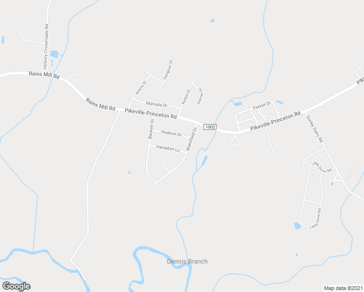 map of restaurants, bars, coffee shops, grocery stores, and more near 102 Hampton Lane in Princeton