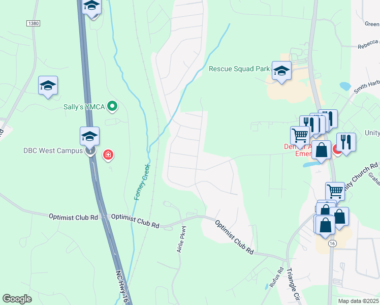map of restaurants, bars, coffee shops, grocery stores, and more near 7214 Ogden Place in Denver
