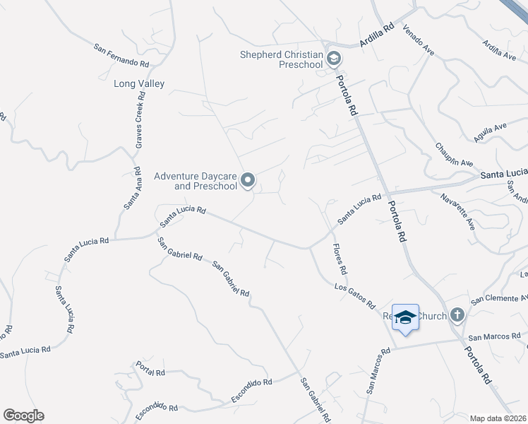 map of restaurants, bars, coffee shops, grocery stores, and more near 5825 Cascabel Road in Atascadero