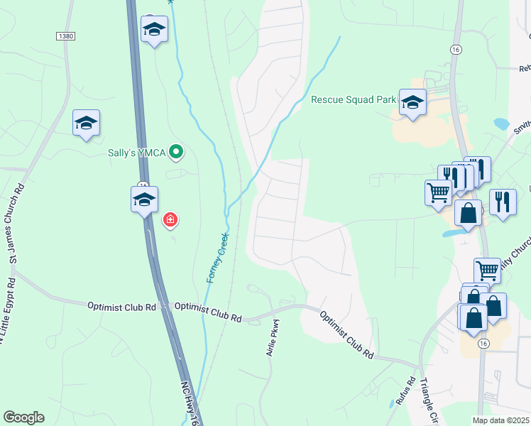 map of restaurants, bars, coffee shops, grocery stores, and more near 7181 Caley Street in Denver