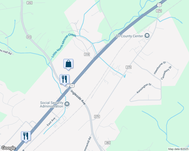 map of restaurants, bars, coffee shops, grocery stores, and more near 1125 Congress Parkway North in Athens