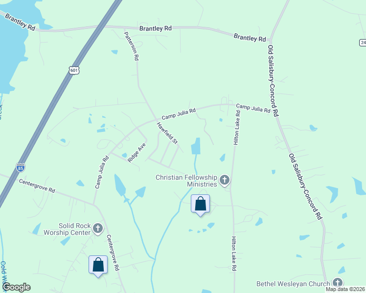 map of restaurants, bars, coffee shops, grocery stores, and more near 4874 Hawfield Street in Kannapolis