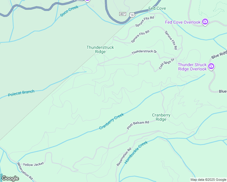 map of restaurants, bars, coffee shops, grocery stores, and more near 123-3A Branch Falls Trail in Sylva
