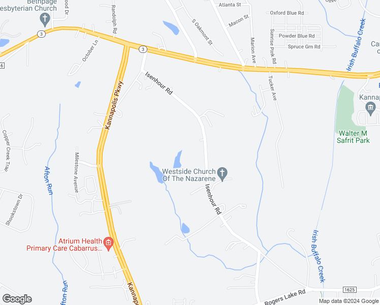 map of restaurants, bars, coffee shops, grocery stores, and more near 4921 Isenhour Rd in Kannapolis
