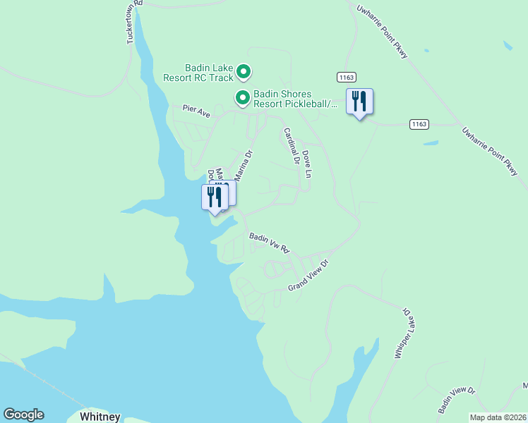 map of restaurants, bars, coffee shops, grocery stores, and more near 209 Cardinal Dr in New London