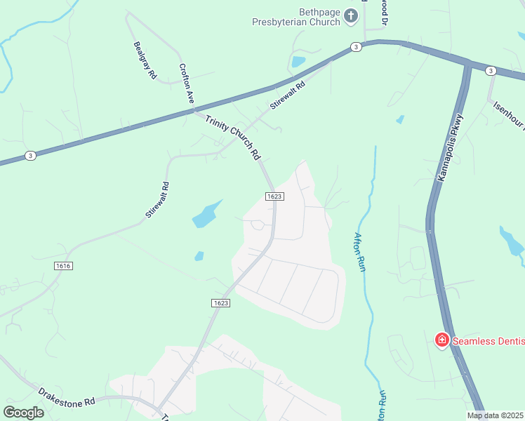map of restaurants, bars, coffee shops, grocery stores, and more near 4925 Trinity Church Road in Kannapolis