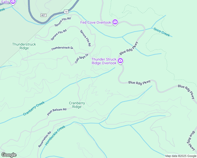 map of restaurants, bars, coffee shops, grocery stores, and more near 927 Plott Balsam Road in Maggie Valley