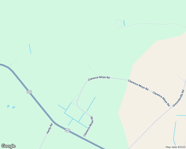 map of restaurants, bars, coffee shops, grocery stores, and more near 755 Clarence Moye Road in Ayden