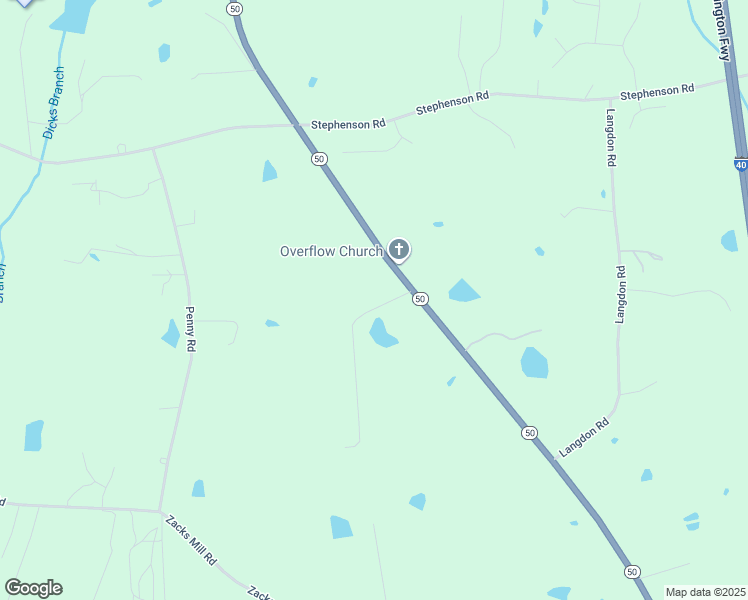 map of restaurants, bars, coffee shops, grocery stores, and more near 8197 North Carolina 50 in Angier