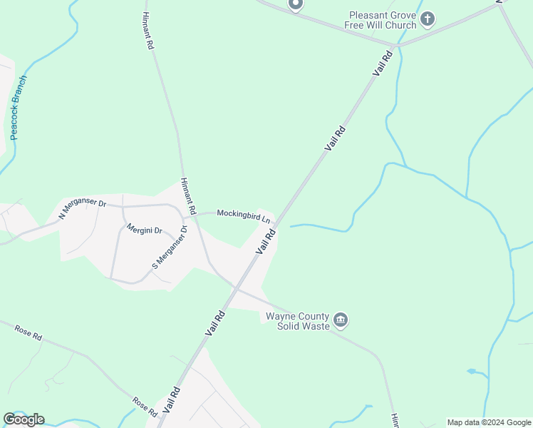 map of restaurants, bars, coffee shops, grocery stores, and more near 1013 Vail Road in Pikeville