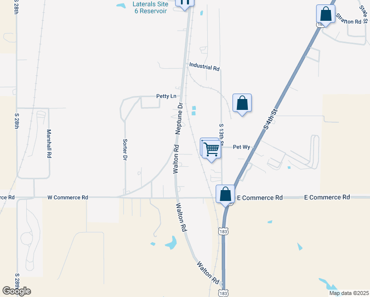 map of restaurants, bars, coffee shops, grocery stores, and more near 1733 Walton Road in Clinton