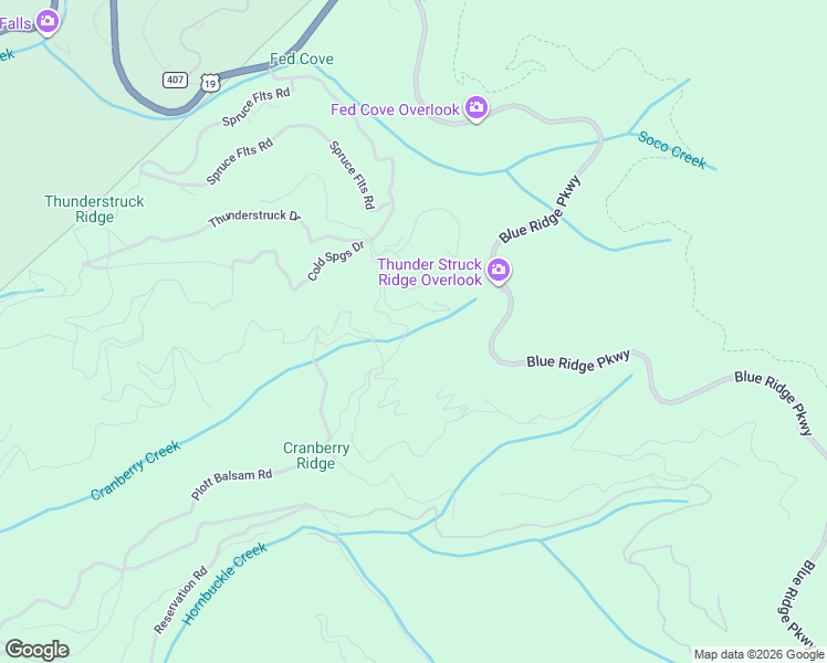 map of restaurants, bars, coffee shops, grocery stores, and more near 140 Picnic Gap in Maggie Valley