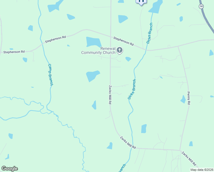 map of restaurants, bars, coffee shops, grocery stores, and more near 4221 Zacks Mill Road in Angier