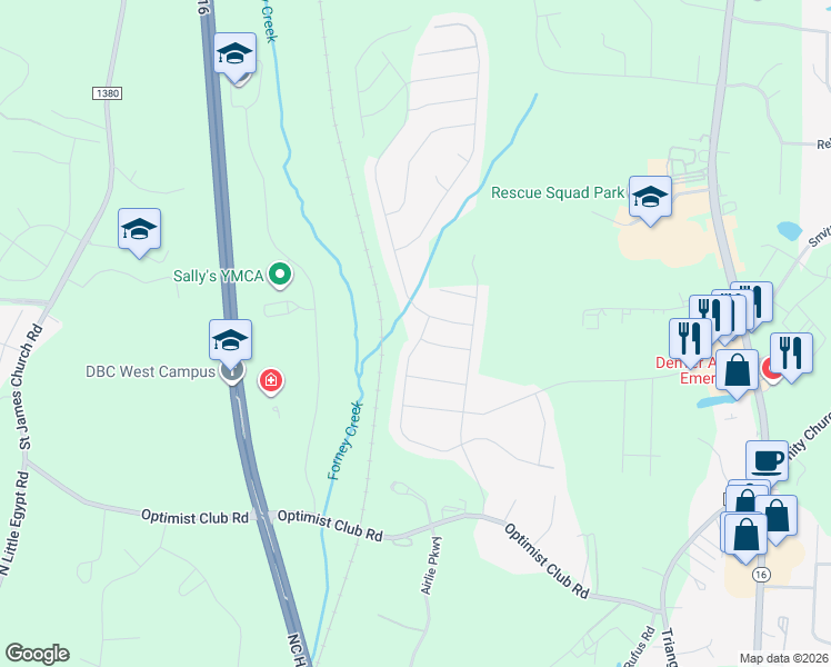 map of restaurants, bars, coffee shops, grocery stores, and more near 7516 West Berkeley Road in Denver