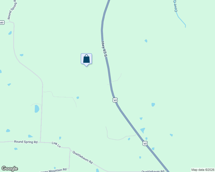 map of restaurants, bars, coffee shops, grocery stores, and more near 8100 Highway 65 South in Clinton