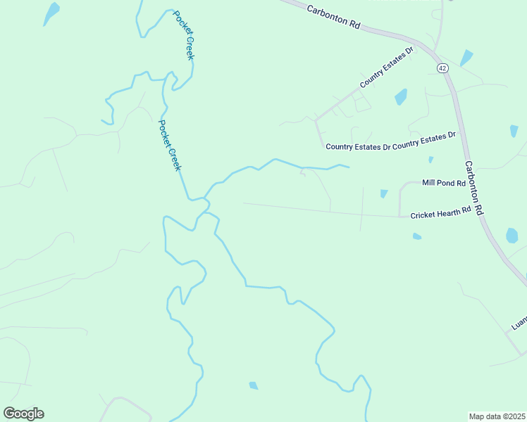 map of restaurants, bars, coffee shops, grocery stores, and more near 427 Cricket Hearth Road in Sanford