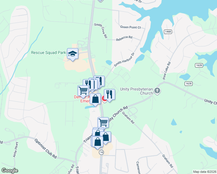 map of restaurants, bars, coffee shops, grocery stores, and more near 8067 Mariners Pointe Circle in Denver