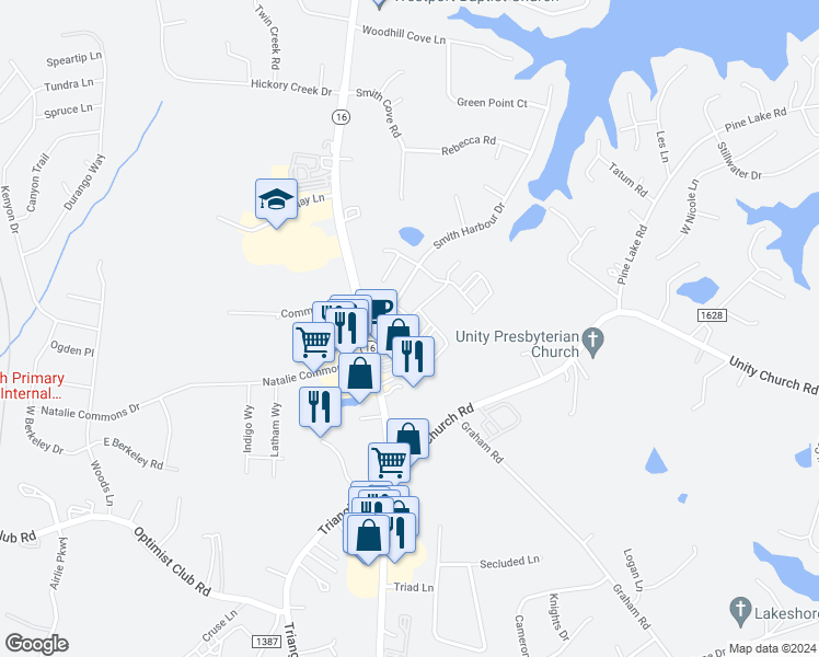 map of restaurants, bars, coffee shops, grocery stores, and more near 7883 Mariners Pointe Circle in Denver