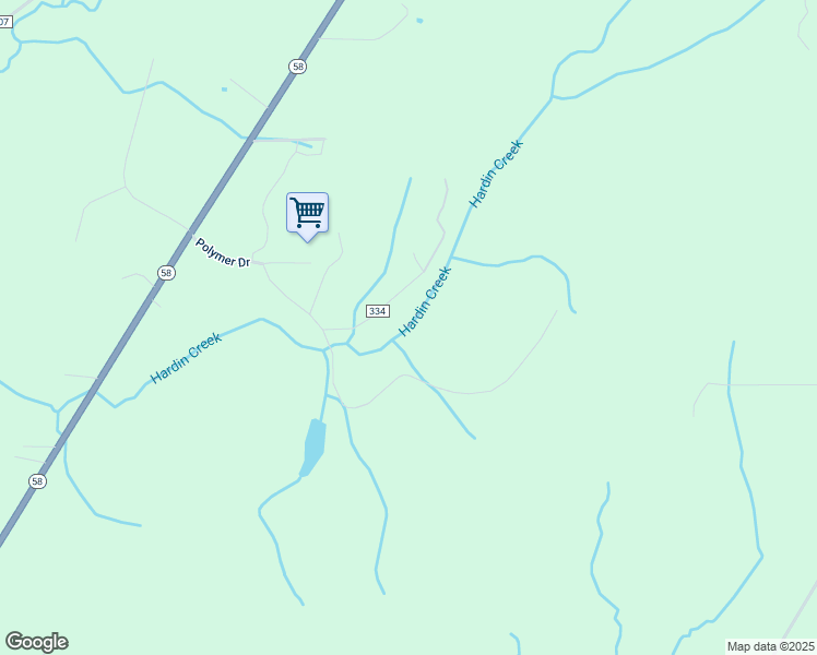 map of restaurants, bars, coffee shops, grocery stores, and more near 206 Pawnee Lane in Decatur