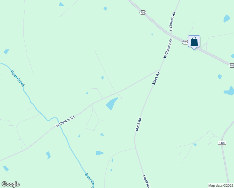map of restaurants, bars, coffee shops, grocery stores, and more near 1509 West Chrisco Road in Seagrove