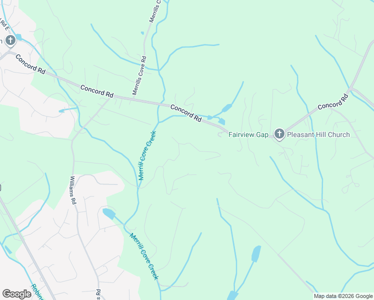 map of restaurants, bars, coffee shops, grocery stores, and more near 43 Cherokee Trail in Fletcher