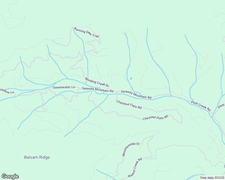 map of restaurants, bars, coffee shops, grocery stores, and more near 44 Winding Creek Drive in Waynesville