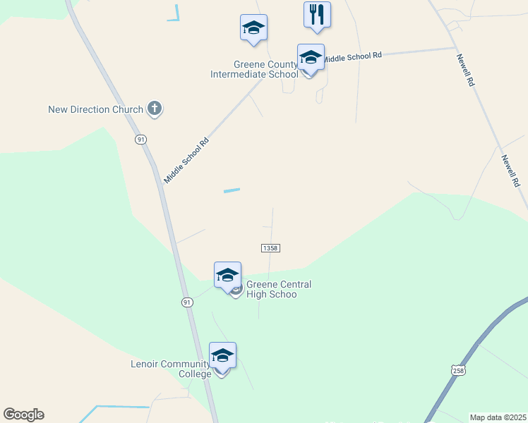 map of restaurants, bars, coffee shops, grocery stores, and more near 539 Central Drive in Snow Hill