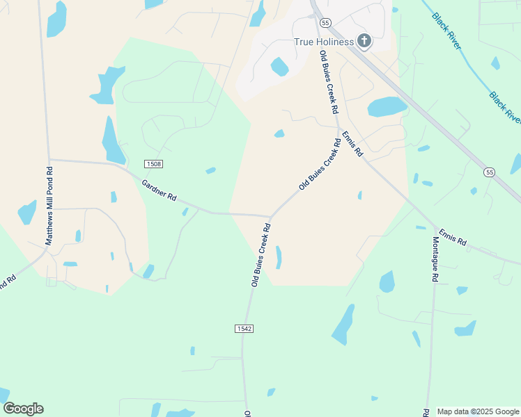 map of restaurants, bars, coffee shops, grocery stores, and more near 765 Gardner Road in Angier