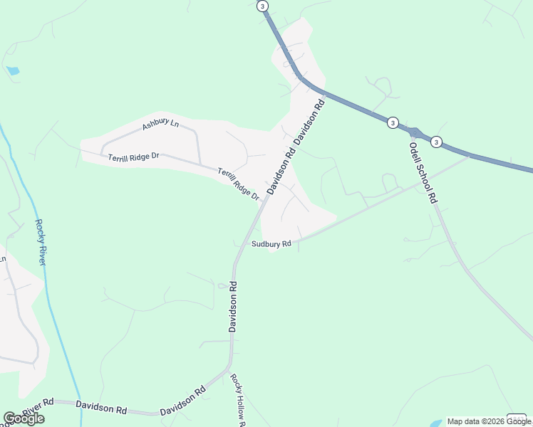 map of restaurants, bars, coffee shops, grocery stores, and more near 5126 Davidson Road in Davidson