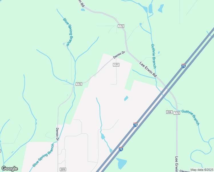 map of restaurants, bars, coffee shops, grocery stores, and more near 146 County Road 171 in Athens