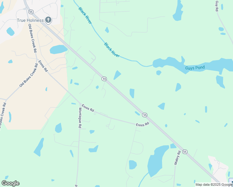 map of restaurants, bars, coffee shops, grocery stores, and more near 5999 North Carolina 55 in Angier