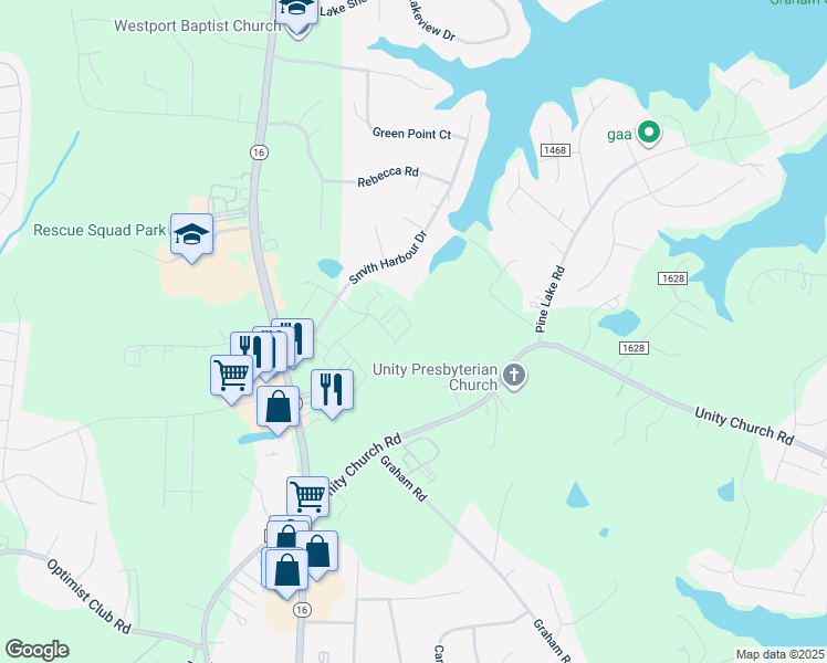 map of restaurants, bars, coffee shops, grocery stores, and more near 2558 Norman Isle Drive in Denver