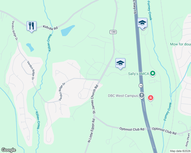 map of restaurants, bars, coffee shops, grocery stores, and more near 5090 Turtle Creek Drive in Denver