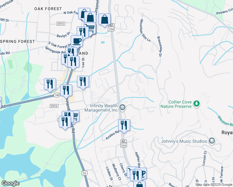 map of restaurants, bars, coffee shops, grocery stores, and more near 37 Rathfarnham Road in Arden